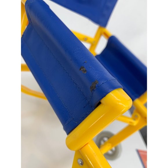 Build a Bear Yellow and Blue Wheel chair with Hear and bear logo - Picture 2 of 10